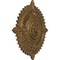 Ekena Millwork Haylynn Ceiling Medallion (Fits Canopies up to 1 1/4"), 29 1/8"OD x 1 1/4"ID x 4"P, Rubbed Bronze CM29HYRZS - alternate 5